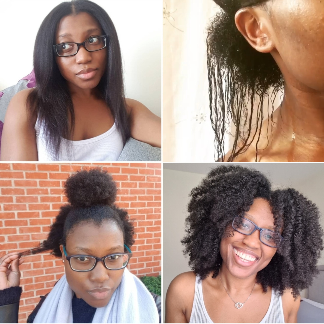 Straightening sale transitioning hair