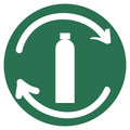 <p>up to 70%<br/>plastic-free packaging</p>