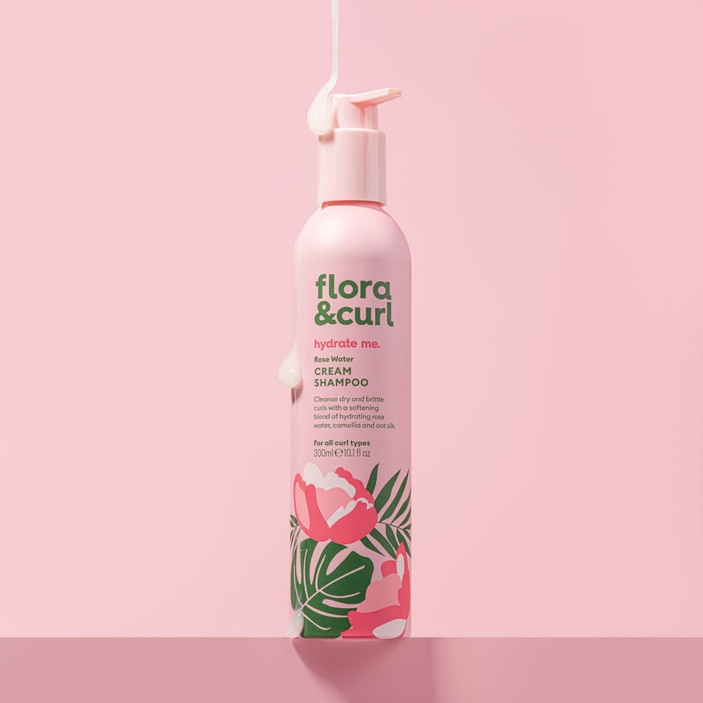 Hydrating Cream Shampoo - Curly Hair Shampoo – Flora & Curl